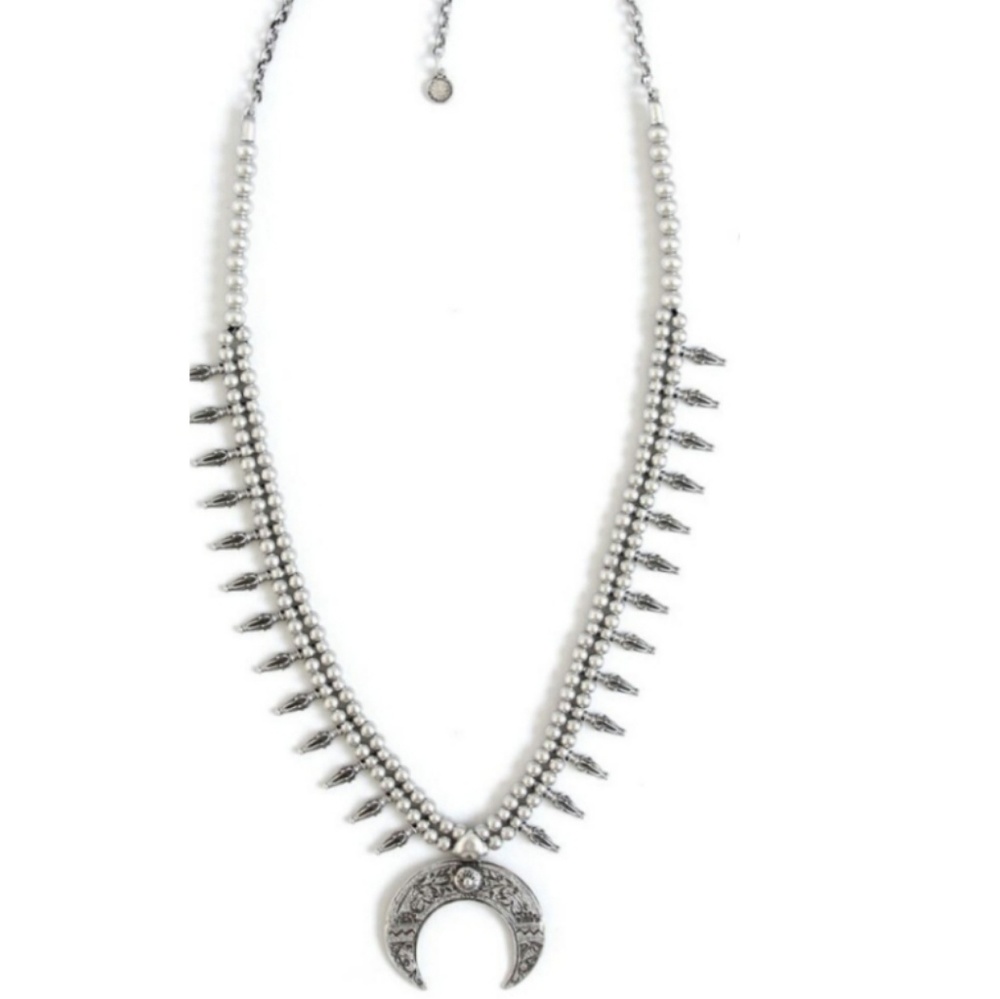 "New" Bohemian silver necklace